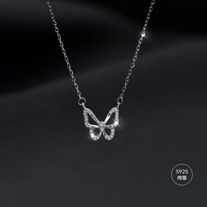 Collar Mariposa S925 Plata