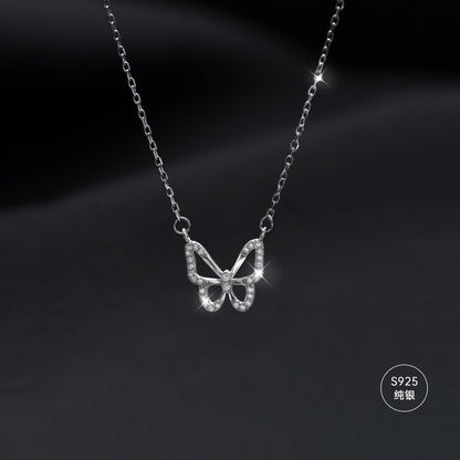 Collar Mariposa S925 Plata