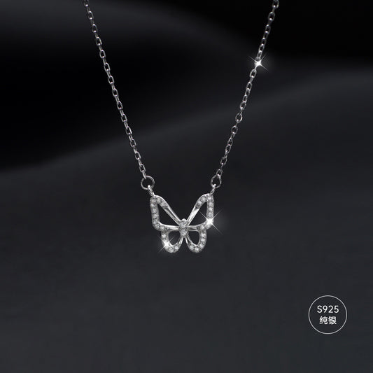 Collar Mariposa S925 Plata