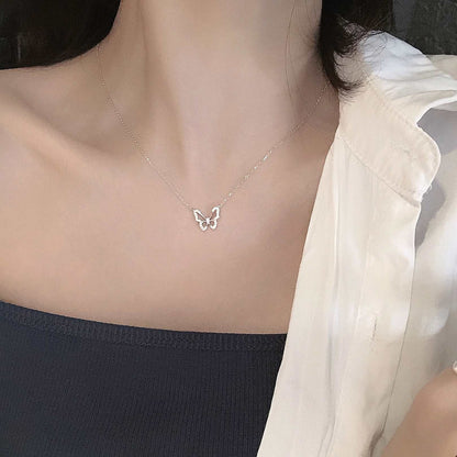 Collar Mariposa S925 Plata