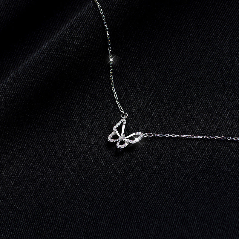 Collar Mariposa S925 Plata