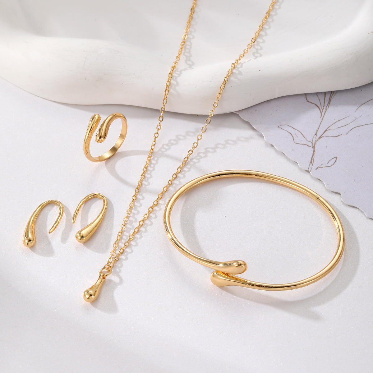 Set Brillante Aurora  de 5 Piezas